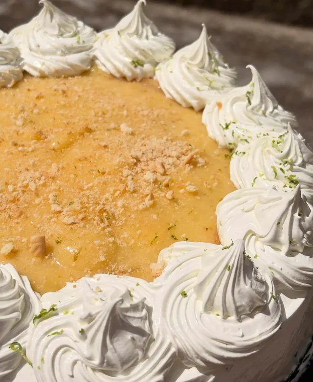 Torta fría estilo pie de limón