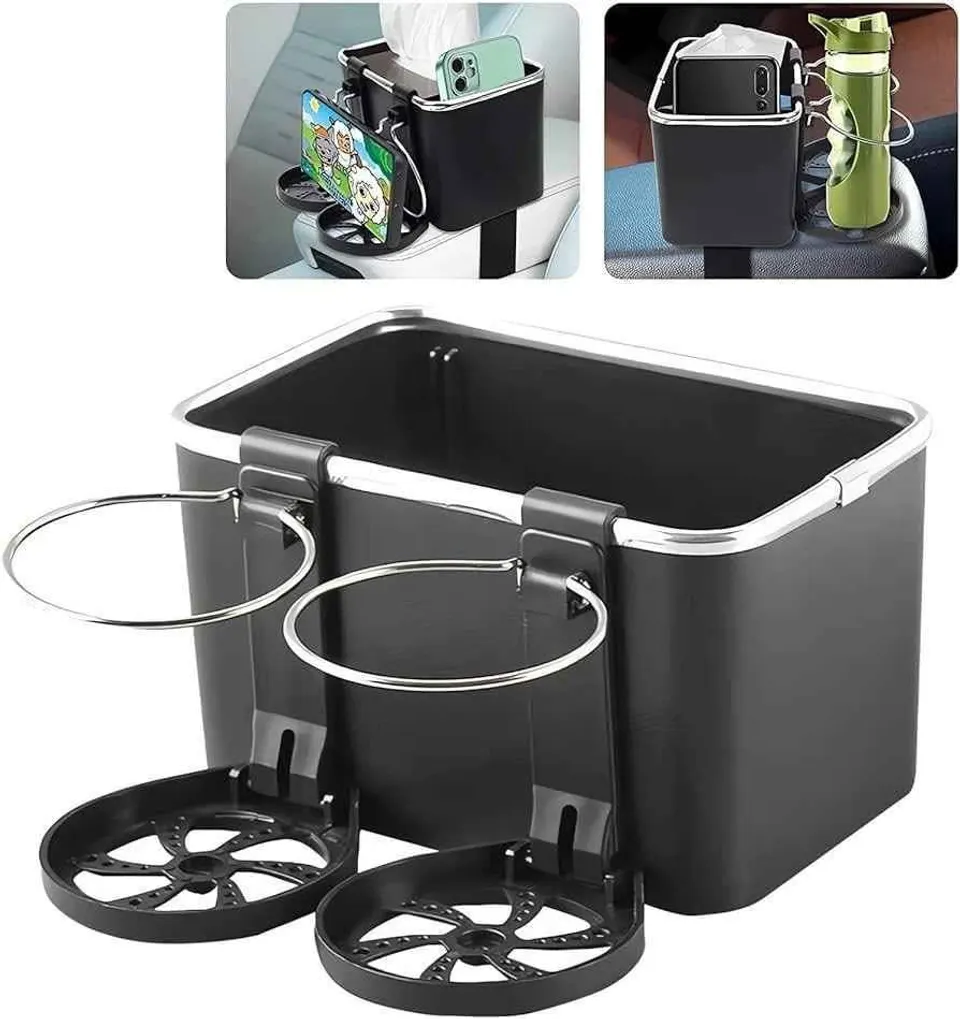 Portavasos con organizador