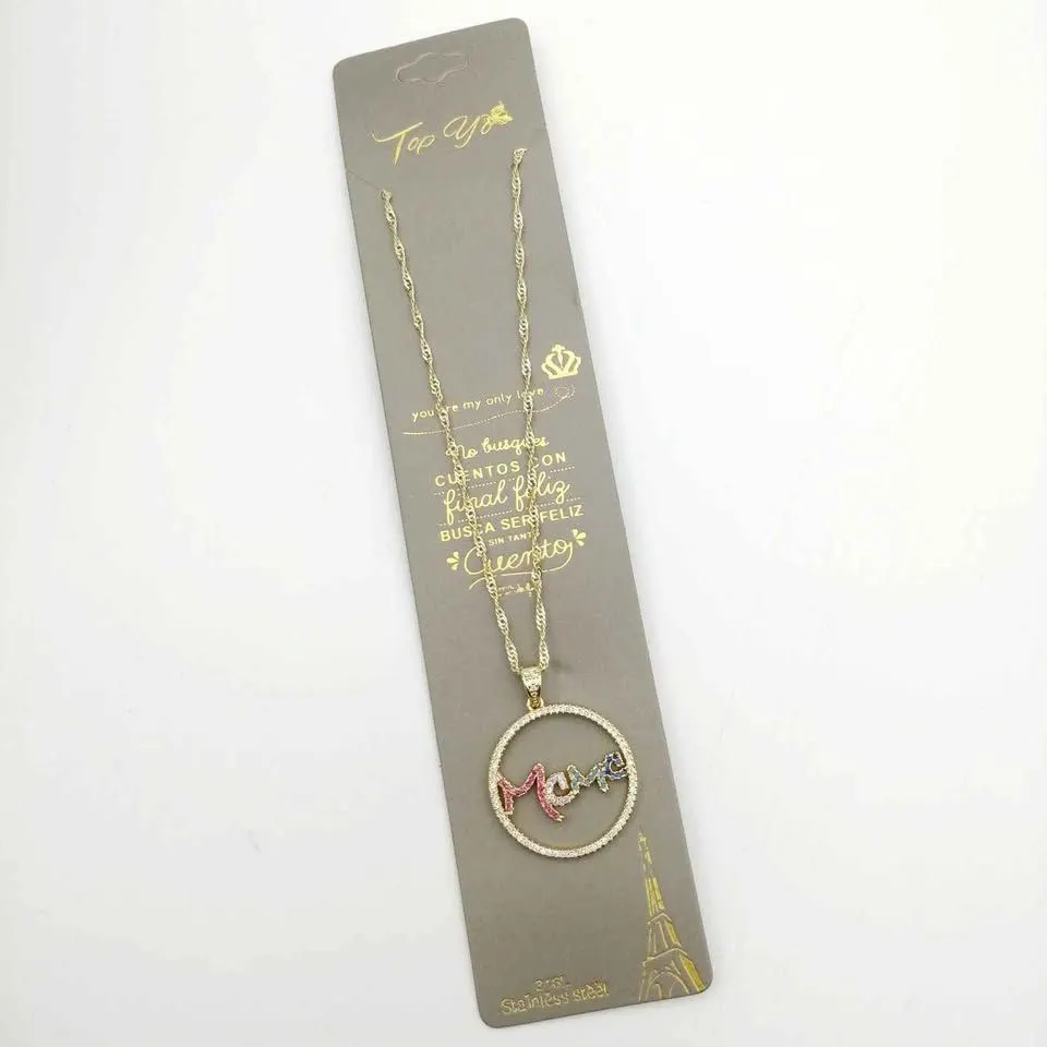 Cadena para mamá enchapado