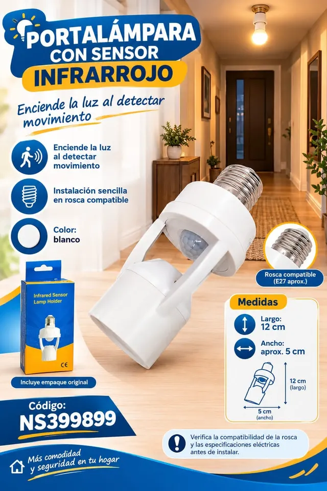Porta foco sensor con infrarojo