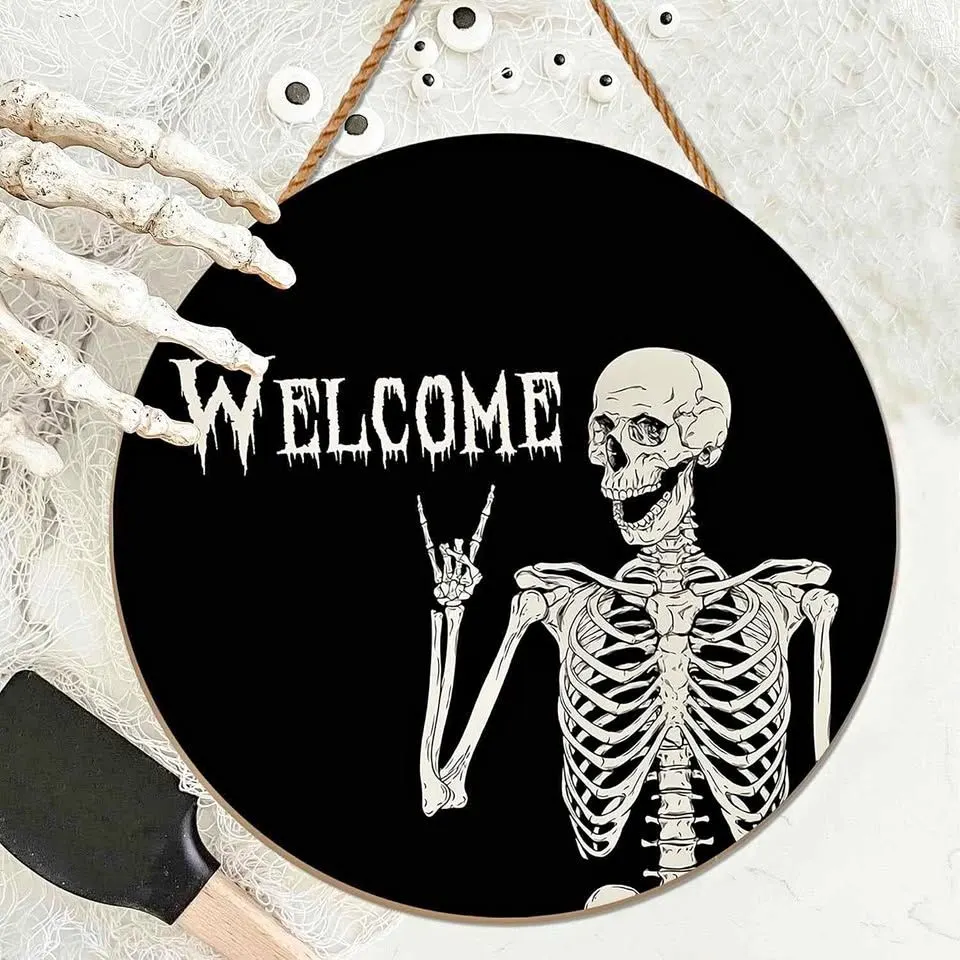 Letrero de bienvenida