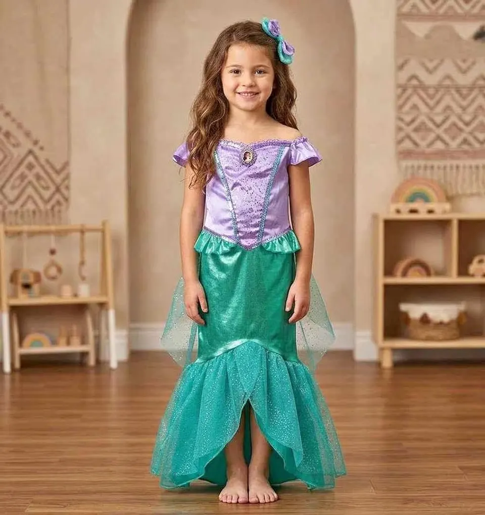 Traje de sirenita para 5 a 7 años