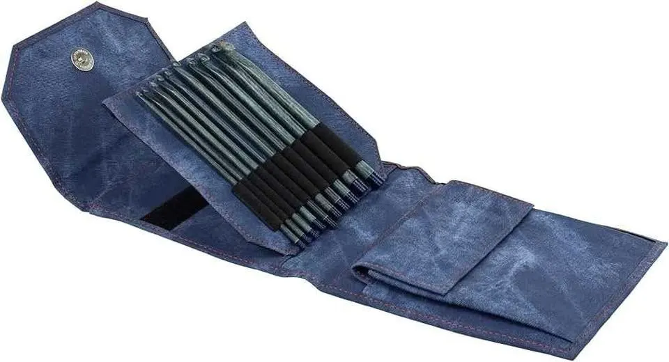 Kit de agujas de crochet con estuche