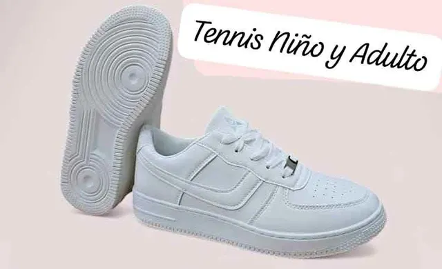 Tennis Blancos talla 31, 32, 34, 36 y 39