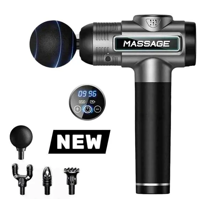 Masajeador recargable portátil 4 funciones+Aceite corporal GRATIS