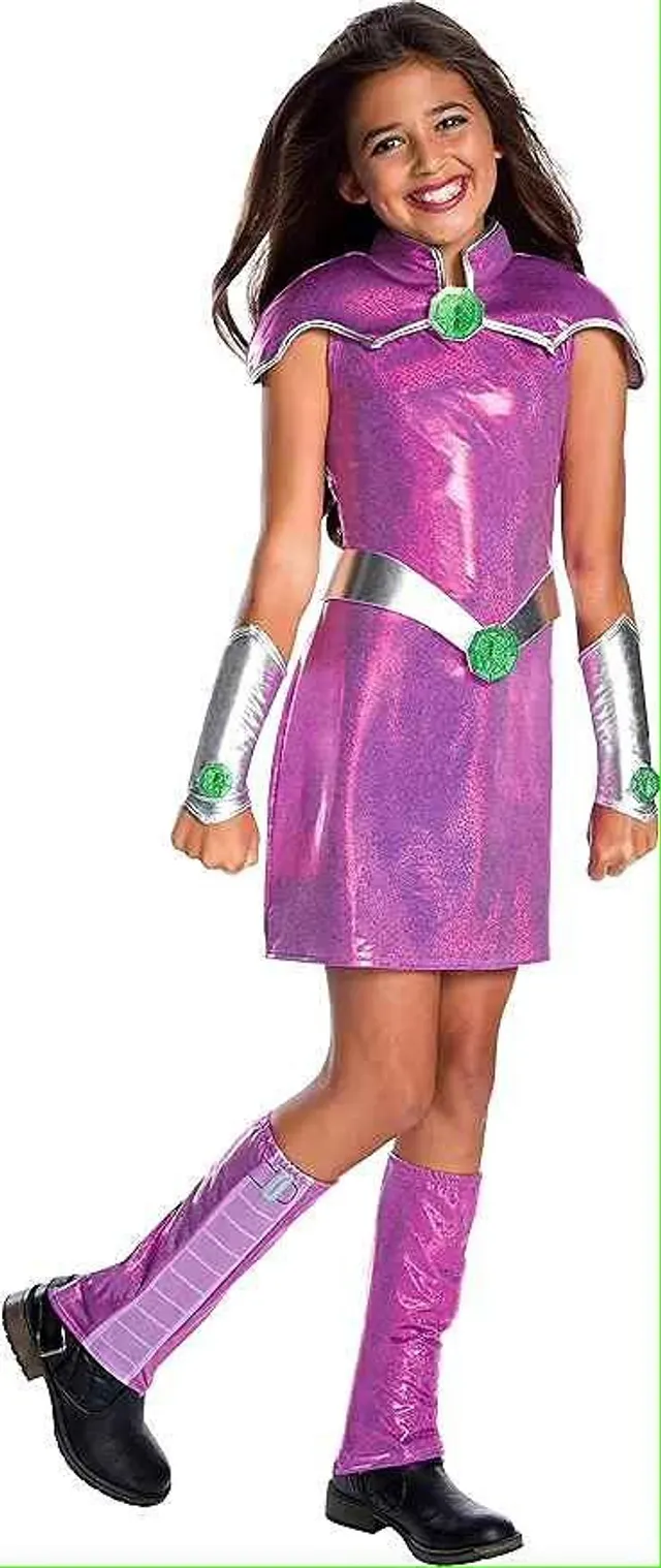 Traje de superhéroe para niña 3 a 5 años