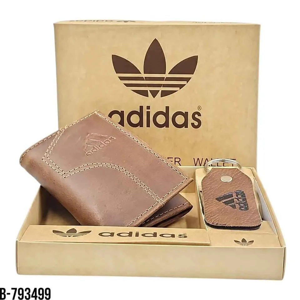 Set billetera cuero
