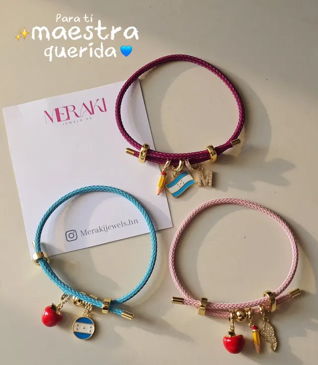 Pulsera para maestra