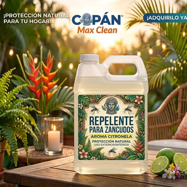 Repelente para zancudos aroma citronela
