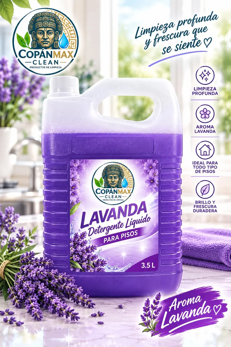 Detergente para pisos Lavanda 3.5 L