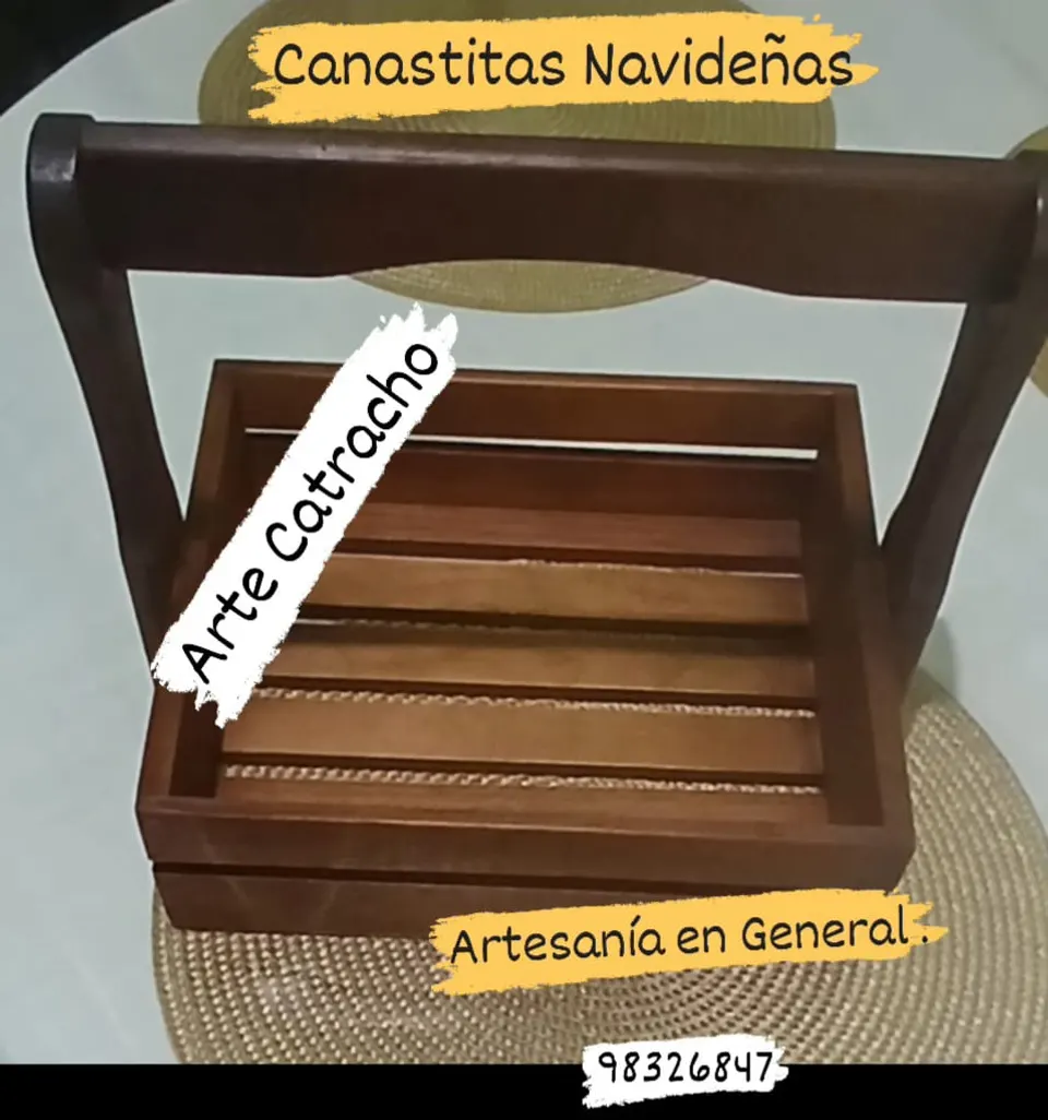 Canasta para ocasiones especiales o fiestas de fin de año