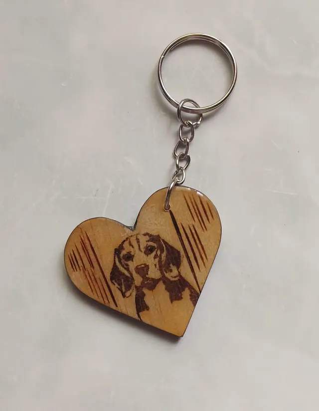 Llavero con mascota de perro(a)