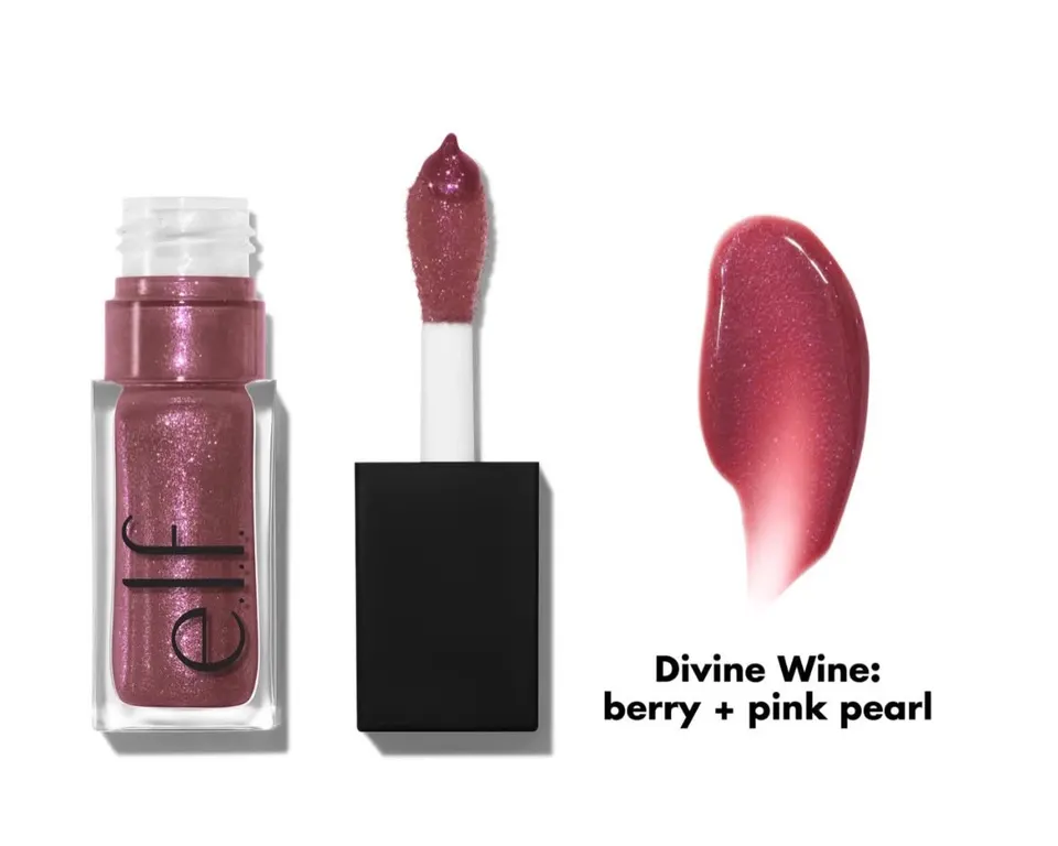 Glow reviver lip oil elf glimmer finish, foto 4 de 5