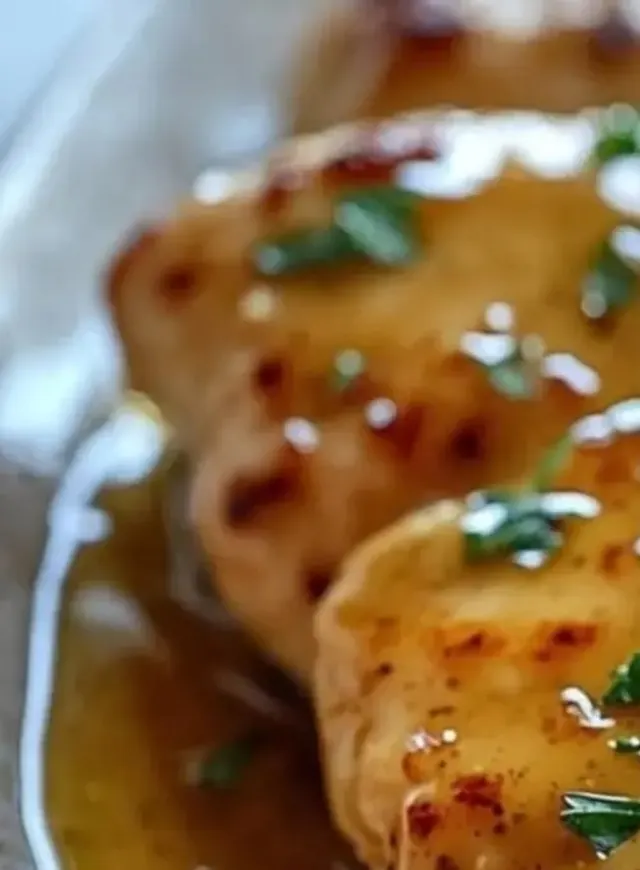 Pollo en salsa de mostaza y miel