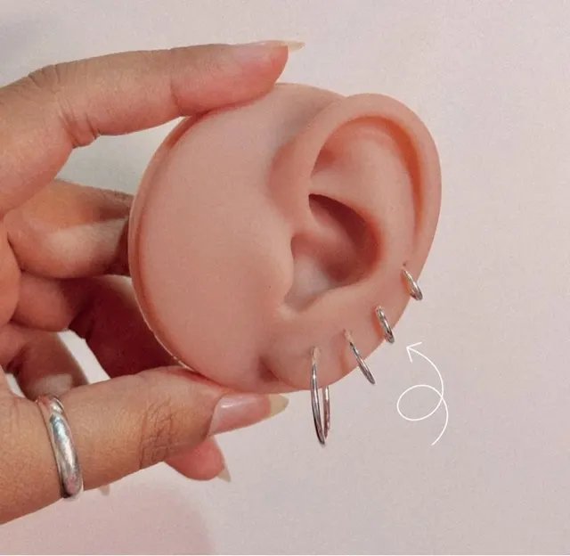 Argollas lisas 10 mm