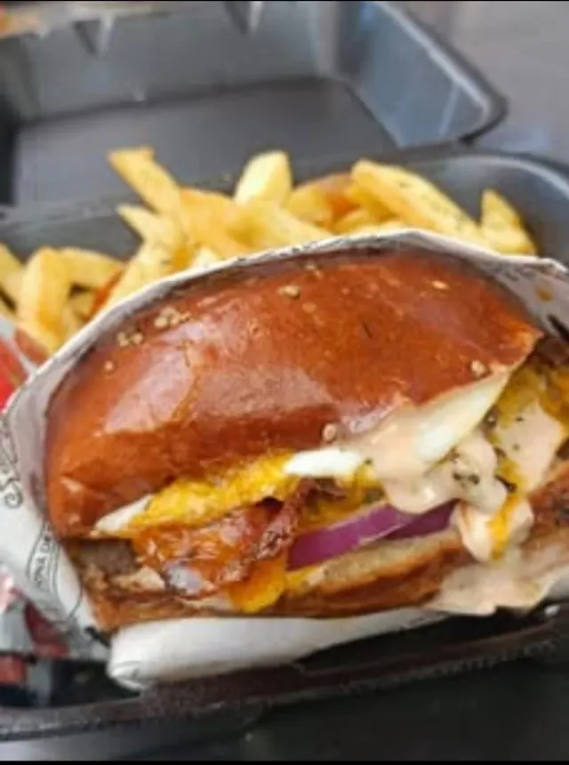 Golden bite burger
