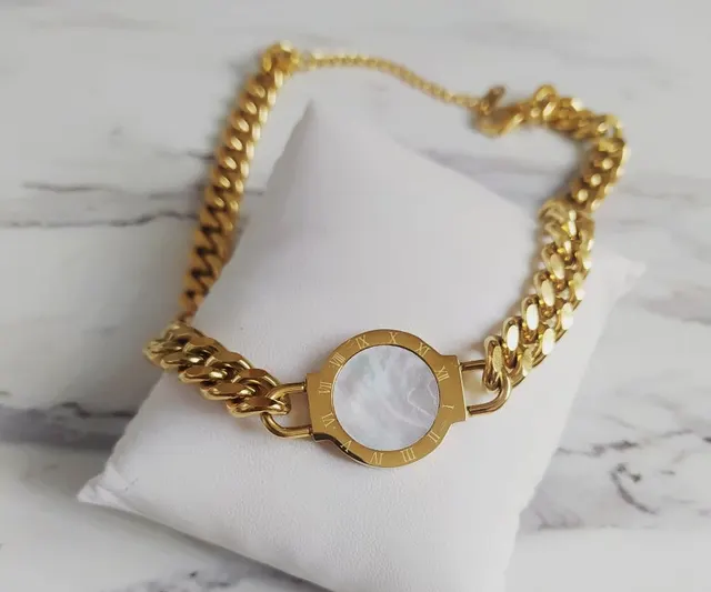 Choker chunky doble vista