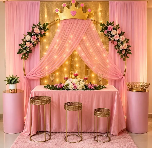 Decoración ambiental rose