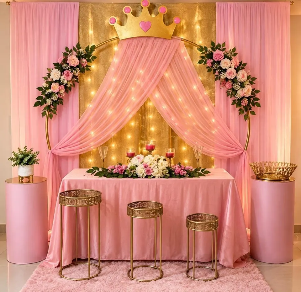 Decoración ambiental rose
