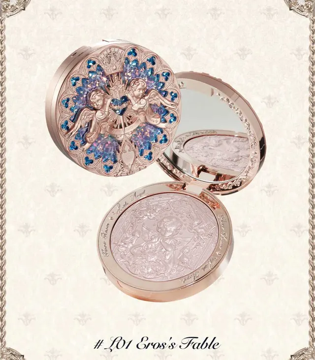 Flower Knows iluminador compacto tono 01