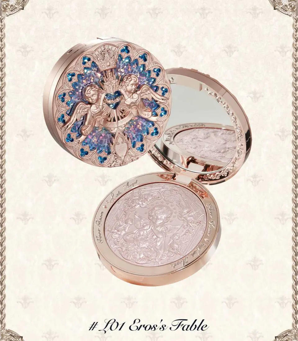 Flower Knows iluminador compacto tono 01