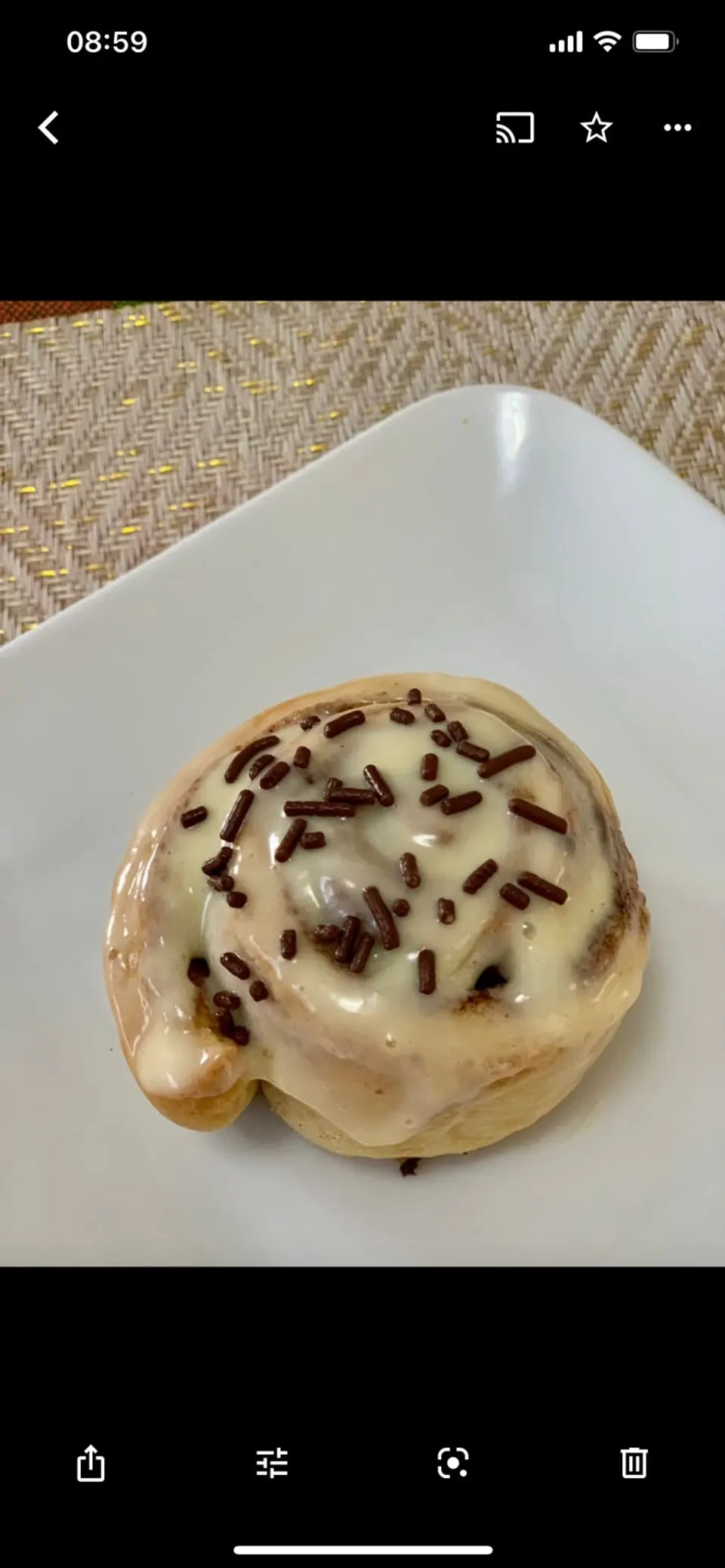 Mini cinnamon Roll para eventos